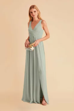 Laurie Empire Dress - Sage 17 Laurie Empire Dress - Sage -US Skirt Sales 2024 sage laurie maternity chiffon bridesmaid dress 10