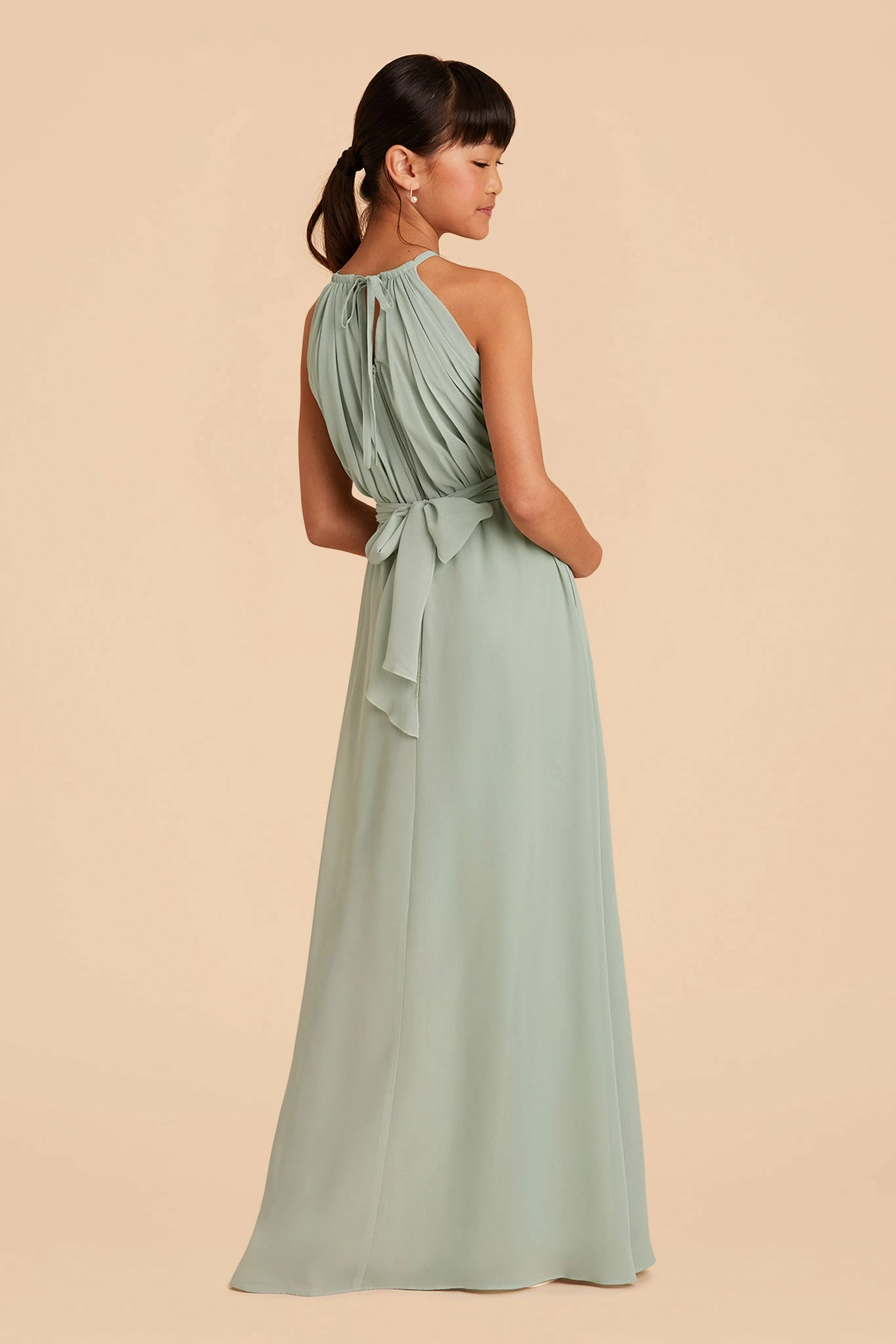 Sienna Junior Dress - Sage 2 Sienna Junior Dress - Sage - Image 2