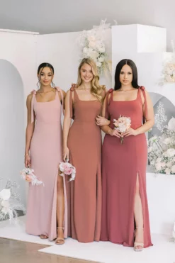 Alex Convertible Dress - Desert Rose -US Skirt Sales 2024 satin glam satin dresses lifestyle 61 rt