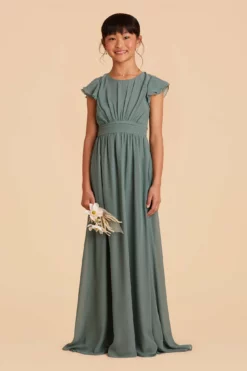 Celine Junior Dress - Sea Glass