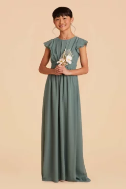 Celine Junior Dress - Sea Glass 11 Celine Junior Dress - Sea Glass -US Skirt Sales 2024 sea glass celine junior bridesmaid dress 03