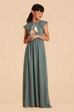 Celine Junior Dress - Sea Glass 12 Celine Junior Dress - Sea Glass -US Skirt Sales 2024 sea glass celine junior bridesmaid dress 04