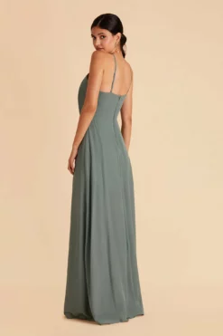 Juliet Chiffon Dress - Sea Glass -US Skirt Sales 2024 sea glass juliet bridesmaid dress 06