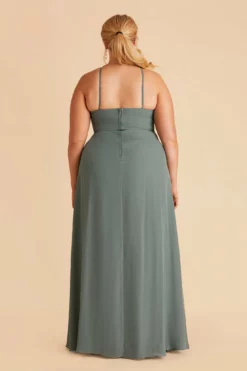 Juliet Chiffon Dress - Sea Glass -US Skirt Sales 2024 sea glass juliet plus size bridesmaid dress 08 f65f5876 9ae1 4557 af1f ccbc8907f451