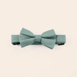 Sadie Dog Bow Tie Collar - Sea Glass