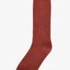 Solid Groomsmen Socks By No Cold Feet - Burnt Orange