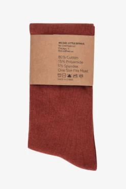 Solid Groomsmen Socks By No Cold Feet - Burnt Orange -US Skirt Sales 2024 solid burnt orange groomsmen socks no cold feet 04