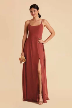 Amy Chiffon Dress - Spice -US Skirt Sales 2024 spice amy bridesmaid dress 03