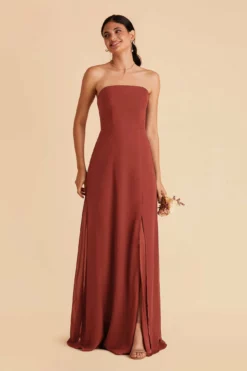 Chris Convertible Chiffon Dress - Spice -US Skirt Sales 2024 spice chris convertible bridesmaid dress 04