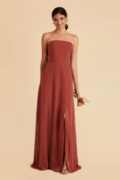 Chris Convertible Chiffon Dress - Spice -US Skirt Sales 2024 spice chris convertible bridesmaid dress 05
