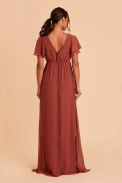 Hannah Empire Dress - Spice -US Skirt Sales 2024 spice hannah bridesmaid dress 04