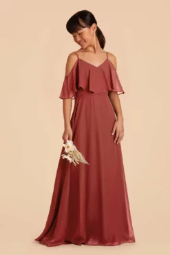 Janie Convertible Junior Dress - Spice -US Skirt Sales 2024 spice janie convertible junior bridesmaid dress 04