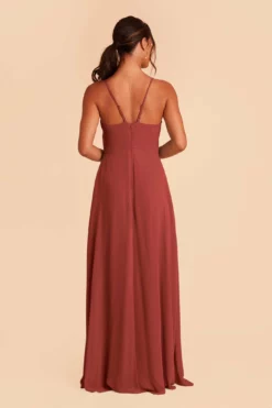 Theresa Chiffon Dress - Spice -US Skirt Sales 2024 spice theresa convertible slit bridesmaid dress 05