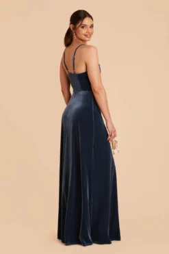 Ash Velvet Dress - Storm Blue 15 Ash Velvet Dress - Storm Blue -US Skirt Sales 2024 storm blue ash convertible velvet bridesmaid dress 07