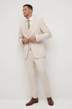 Tan Groomsman Suit By SuitShop -US Skirt Sales 2024 tan suitshop groomsmen suit 10