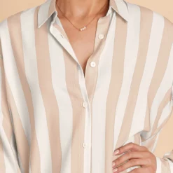 Eddie Sleepshirt - Taupe Stripe -US Skirt Sales 2024 taupe eddie sleepshirt bridesmaid pajama 02 3f53b0c4 62b6 4580 827e 0f5ac1cdf6b5 TMS LIVE PREVIEW