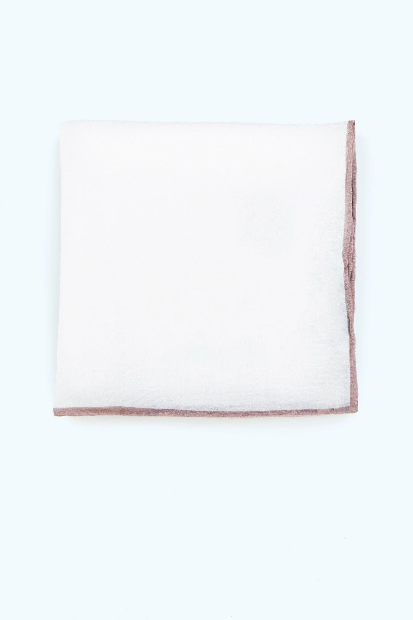 Jason Shoestring Piped Pocket Square - Taupe 1 Jason Shoestring Piped Pocket Square - Taupe