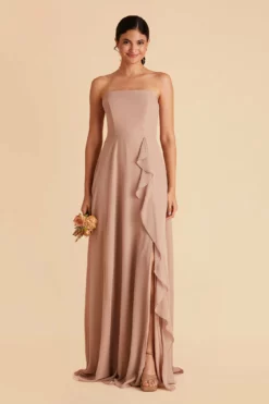 Winnie Convertible Chiffon Dress - Taupe 10 Winnie Convertible Chiffon Dress - Taupe -US Skirt Sales 2024 taupe winnie convertible bridesmaid dress 10