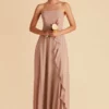 Winnie Convertible Chiffon Dress - Taupe
