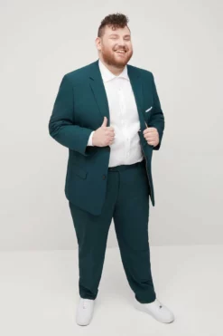 Teal Suit Jacket By SuitShop -US Skirt Sales 2024 teal suitshop groomsmen suit 07