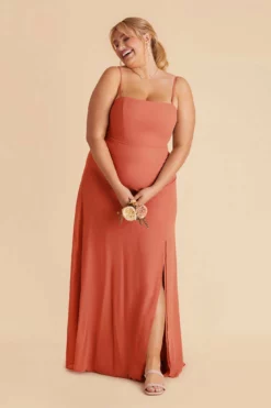 Chris Convertible Chiffon Dress - Terracotta -US Skirt Sales 2024 terracotta chris convertible plus size bridesmaid dress 02 d0a984c9 2af5 4e95 b921 c5b97fc58acb