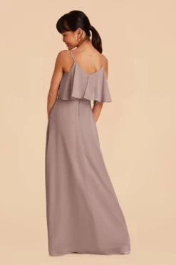 Janie Convertible Junior Dress - Toffee -US Skirt Sales 2024 toffee janie convertible slit junior bridesmaid dress 03