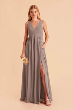 Laurie Empire Dress - Toffee 11 Laurie Empire Dress - Toffee -US Skirt Sales 2024 toffee laurie convertible slit bridesmaid dress 05