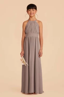 Sienna Junior Dress - Toffee -US Skirt Sales 2024 toffee sienna junior bridesmaid dress 01