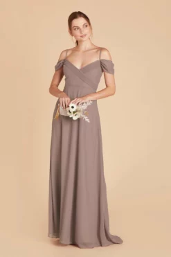 Spence Convertible Dress - Toffee -US Skirt Sales 2024 toffee spence convertible slit bridesmaid dress 02