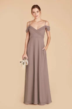 Spence Convertible Dress - Toffee -US Skirt Sales 2024 toffee spence convertible slit bridesmaid dress 03