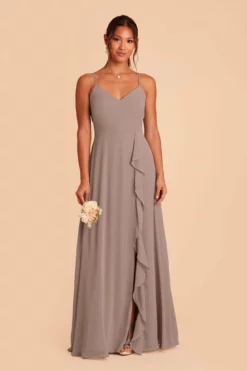 Theresa Chiffon Dress - Toffee 9 Theresa Chiffon Dress - Toffee -US Skirt Sales 2024 toffee theresa convertible slit bridesmaid dress 01