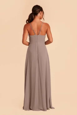 Theresa Chiffon Dress - Toffee 12 Theresa Chiffon Dress - Toffee -US Skirt Sales 2024 toffee theresa convertible slit bridesmaid dress 05
