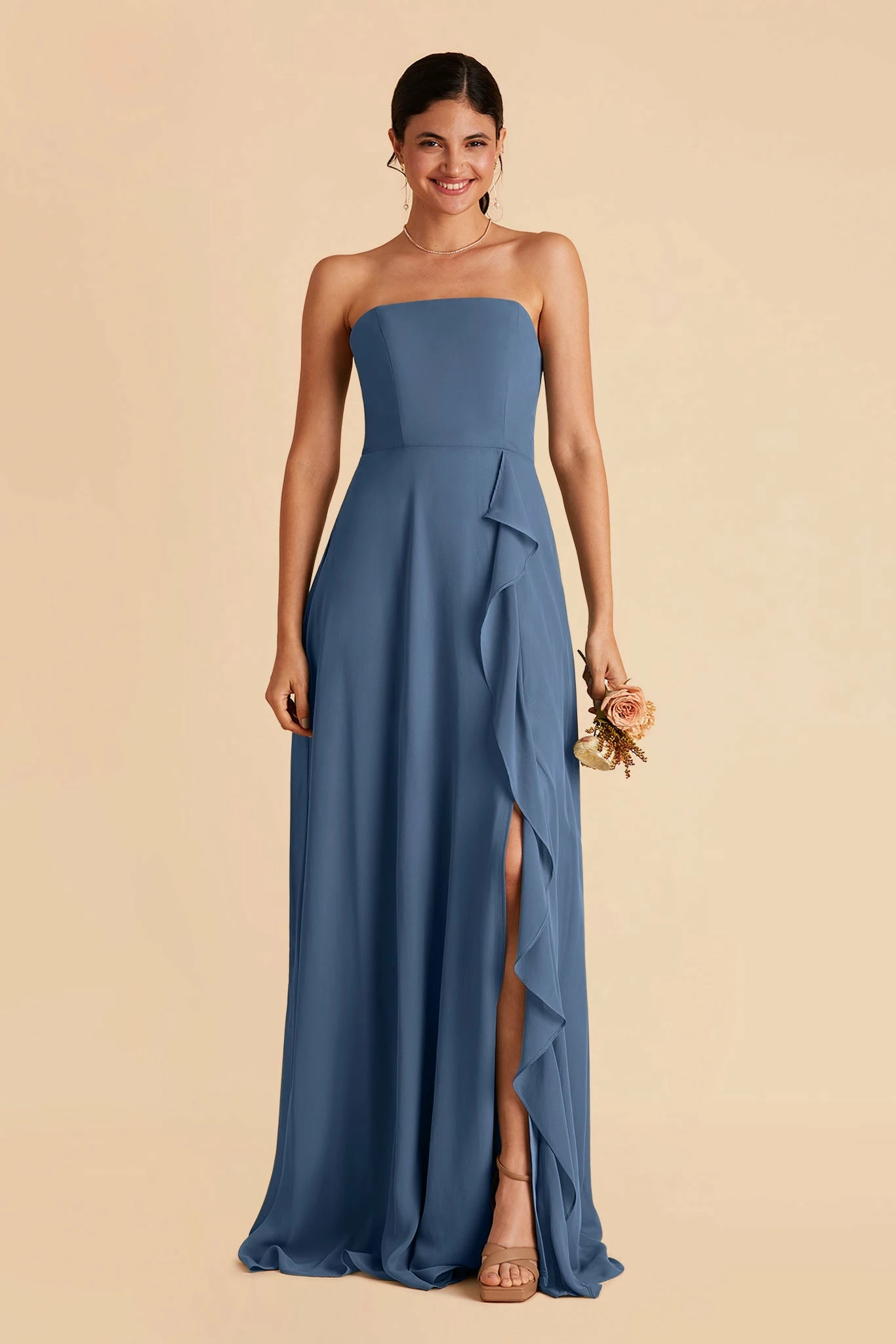 Winnie Convertible Chiffon Dress - Twilight 5 Winnie Convertible Chiffon Dress - Twilight - Image 5